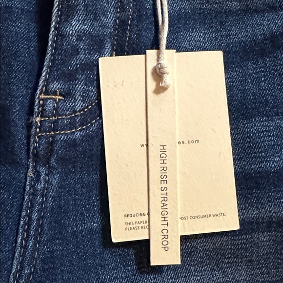 KanCan High Rise Straight Crop Size 23 BNWT - Picture 2 of 6